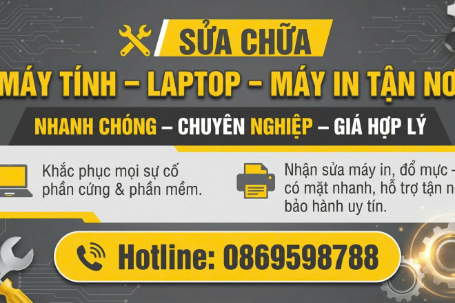 Bảo Trì Thiết Bị Máy Văn Phòng KCN Mỹ Phước 3 Tận Nơi | Tuệ Mẫn