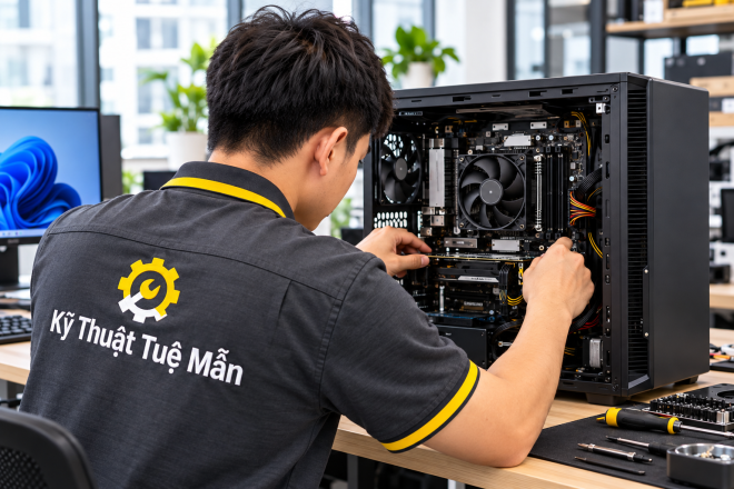 Sửa Máy Tính KCN Sóng Thần 2 Tận Nơi | Tuệ Mẫn
